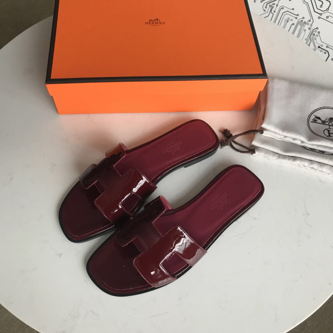 에르메스 올수공 오란 슬리퍼 샌들 페이던트 14